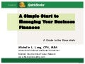 A Simple Start to Managing Your Business Finances