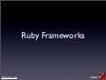 Sinatra Ruby Framework
