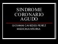 Sindrome Coronario Agudo 