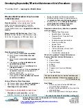 Single Lesson - Developing Repeatable Effective Work Procedures