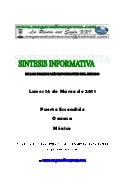 Sintesis Informativa 140311