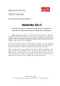 Sintonía de los actos de Rubalcaba