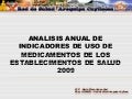 Sismed Analisis Anual de Indicadores 2009