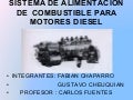Sistema de alimentacion de combustible