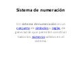 Sistema De NumeracióN