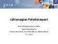 Sitra lähienergian palvelutarpeet - esimerkkitarkastelut 20110117
