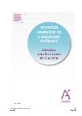 Situation financière de l'Assurance chômage : prévision pour les années 2013 et 2014