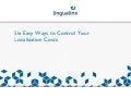 Six easy ways to control your localization costs