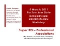 SJSU at CSFUL Tompson Presentation
