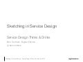 Sketching in Service Design
