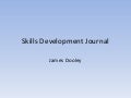 Skills development journal