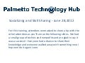 Palmetto Technology Hub - Skill Sharing 