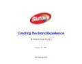 Skittles: Brand and Consumer Understanding
