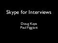 Skype for Interviews