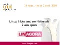 Linux à l'Assemblée Nationale 2 ans après