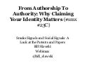 Smoke Signals and Social Signals: A look at the patents and papers