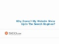 Why Doesn't My Website Show Up In The Search Engines?