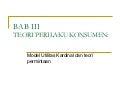 Slide BAB III Prilaku Konsumen