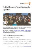 (mobileYouth) The messaging market landgrab