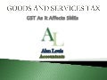 GST as it Affects SMEs
