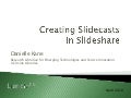 Creating Slidecasts