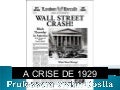 Slide crise de 1929