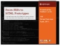 UIE Virtual Seminar - From PDFs to HTML Prototyping