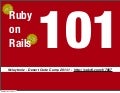 Ruby on Rails 101