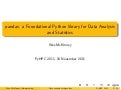 pandas: a Foundational Python Library for Data Analysis and Statistics