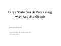 Large Scale Graph Processing with Apache Giraph