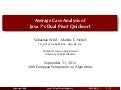 Average Case Analysis of Java 7’s Dual Pivot Quicksort