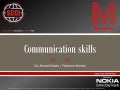 Communication skills