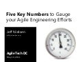 Five Key Numbers to Gauge your Agile Engineering Efforts