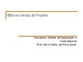 Gestão de Aquisições e Contratações