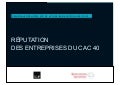 Réputation des entreprises du CAC 40 - édition 2011