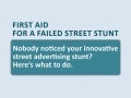 First aid for a failed street stunt