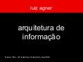 Apresentação - Arquitetura de Informação