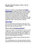 Fibroids Natural Treatment- Nature Cure for Uterine Tumors  