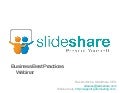 How to use SlideShare to promote your business (webinar)