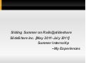Internship @SlideShare -My Experiences