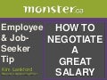 Negotiate A Great Salary