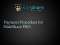 SlideShare payment for PRO