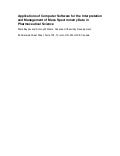 Applications of Computer Software for the Interpretation and Management of Mass Spectrometry Data in Pharmaceutical Science