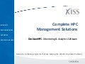 DecisionHPC: Monitoring & Analytics Software from X-ISS