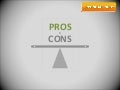 Pro's And Cons Green By Slideshop