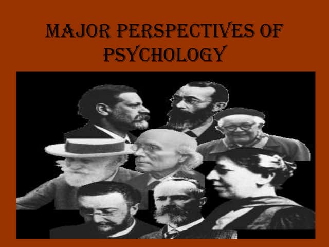 Unit 1 approaches to psychology