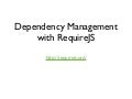 ParisJS #10 : RequireJS