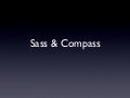 ParisJS #11 : Sass & Compass