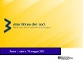 Banca Etica Assemblea 2012 | Relazione Amministratori a cura del Presidente Ugo Biggeri