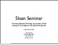 Final Sloan Presentation